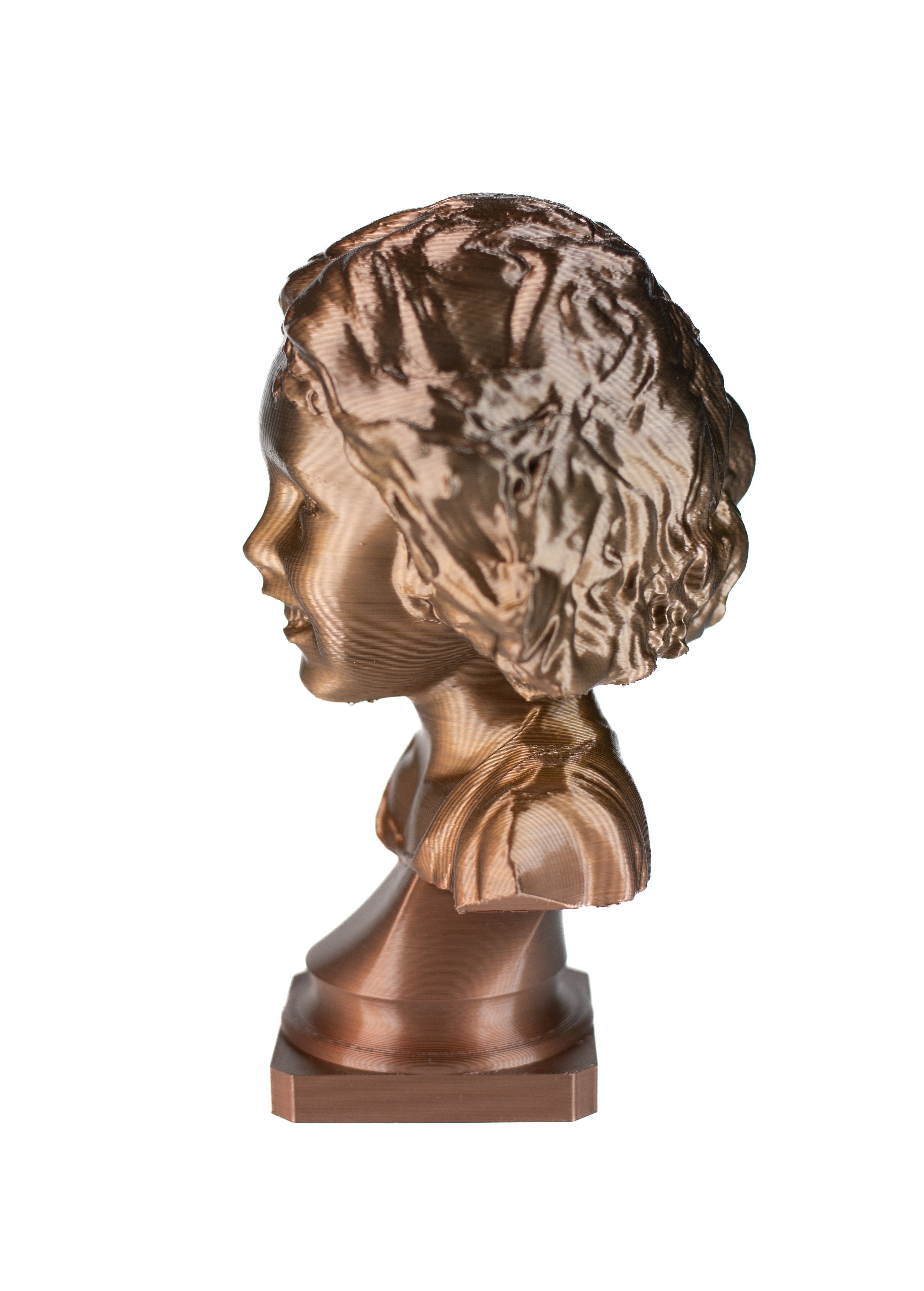 7 INCH Custom 3D Printed Bronze Portrait Bust – From Your Photo | Sonoran Forge 3D (Copy)